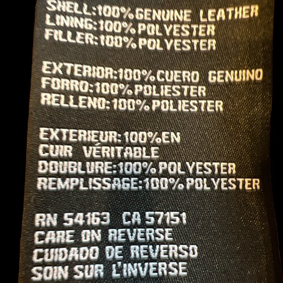 Guess Women's Cognac Quilted Leather Jacket  Size: Small - Picture 7 of 7